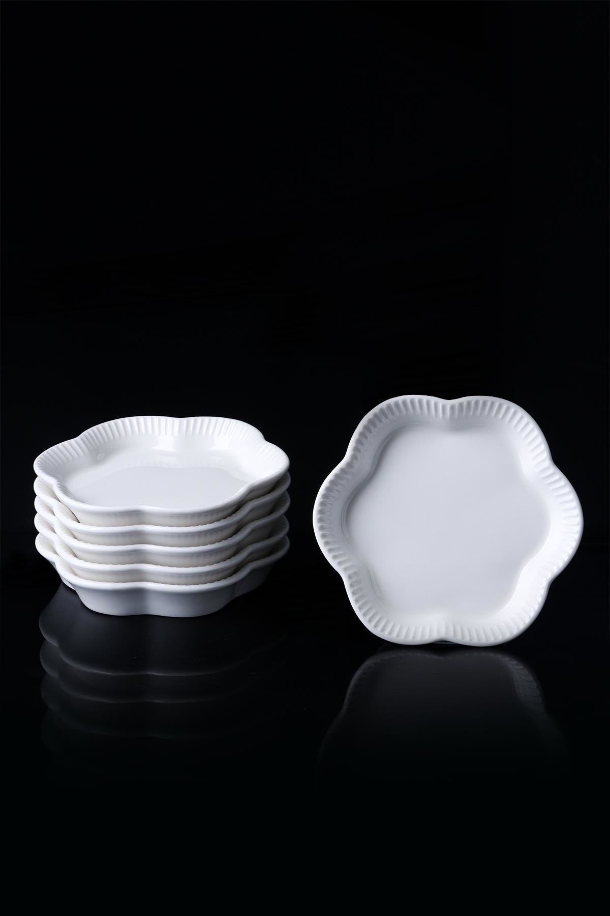 ACR Bianco Perla Tea Set 18 Piece | 6 Person Black