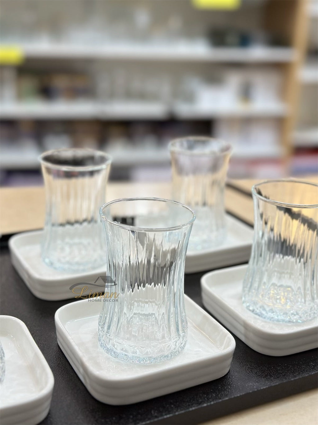 ACR Bianco Perla Square Tea Set 12 Piece | 6 Person