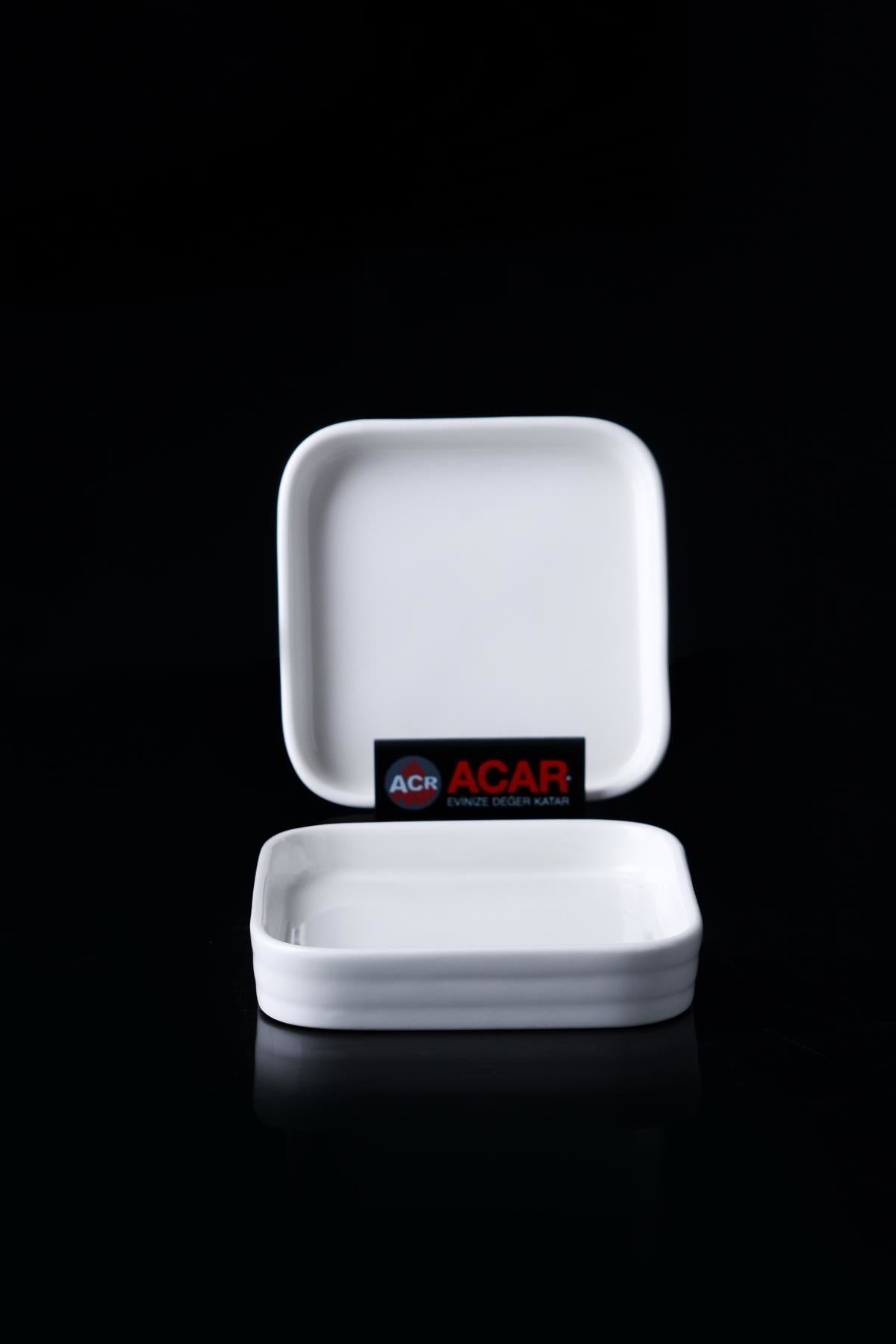 ACR Bianco Perla Square Tea Set 18 Piece | 6 Person