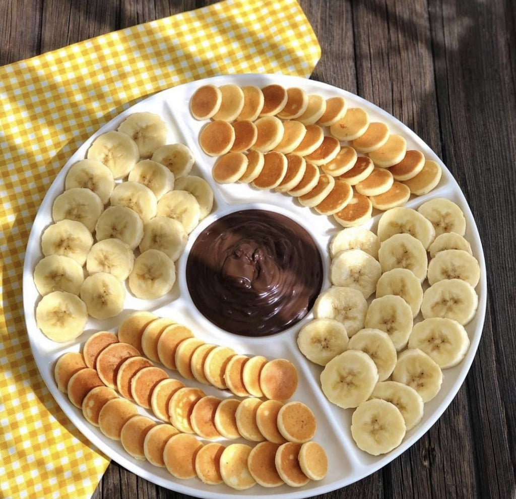 ACR Rotating Serving Plate with Compartment - 30 Cm