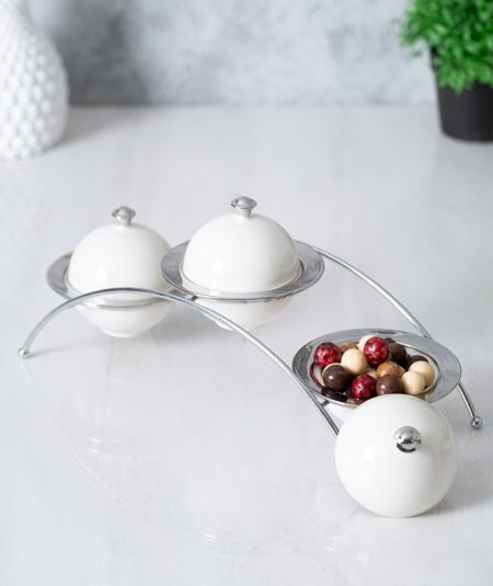 ACR Felix Scale Set with Stand Silver