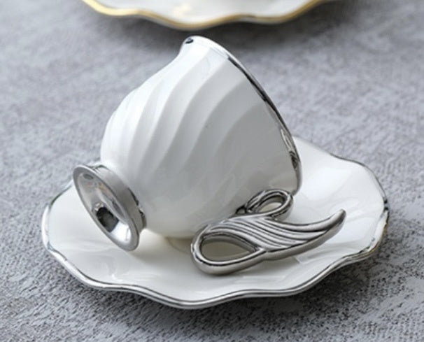 ACR Jade Espresso Set 12 Piece | 6 Person Silver