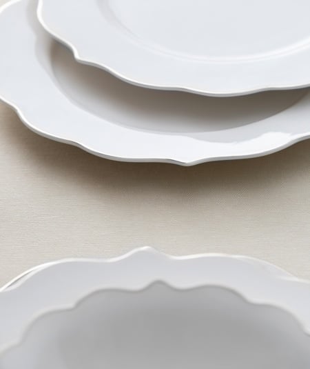 ACR Karmen Dinnerware set 24 Piece | 6 Person Silver