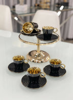 ACR Leonie Espresso Set 12 Piece | 6 Person Black
