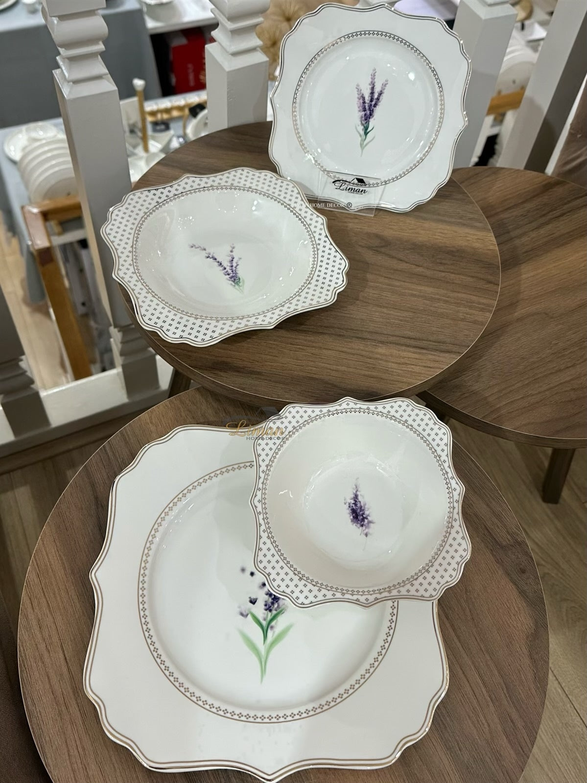 ACR Love Garden Dinnerware Set 24 Piece | 6 Person