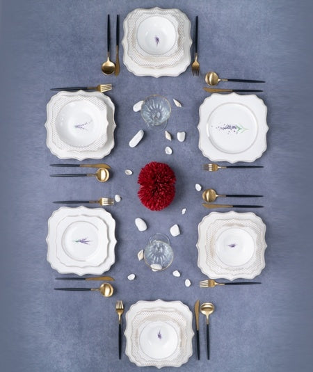 ACR Love Garden Dinnerware Set 24 Piece | 6 Person