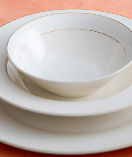 ACR Melanie 12-Person | 60-Piece Dinner Set Gold