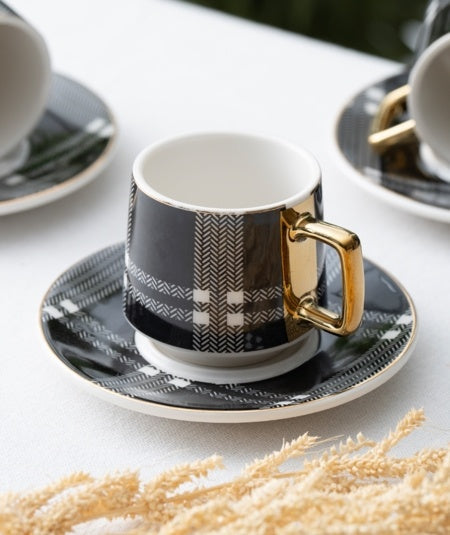 ACR Mira Espresso Set 12 Piece | 6 Person Black