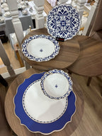 ACR Nancy Tableware set 24 pieces | 6 persons Blue,bowl