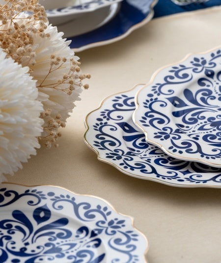 ACR Nancy Tableware set 24 pieces | 6 persons Blue,bowl