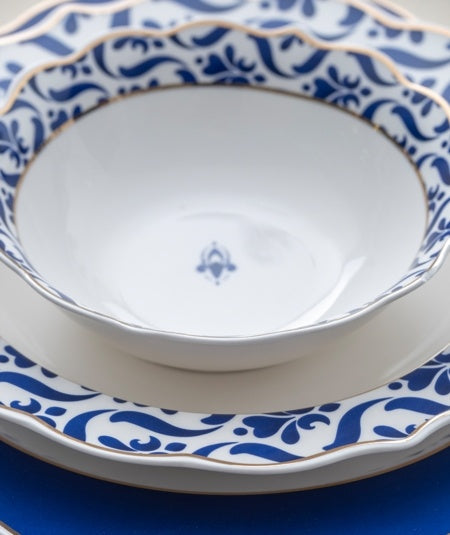 ACR Nancy Tableware set 24 pieces | 6 persons Blue,bowl