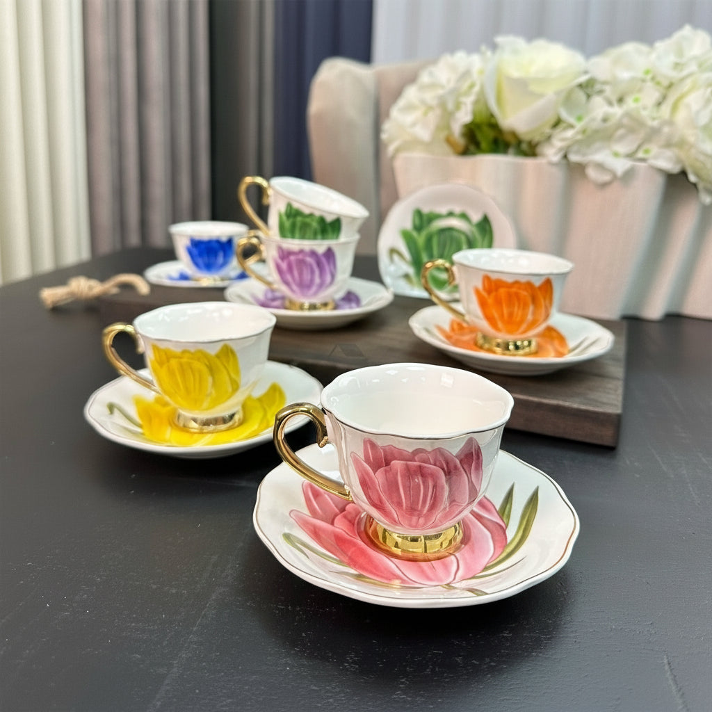 ACR Tiffany Espresso Set 12 Piece | 6 Person