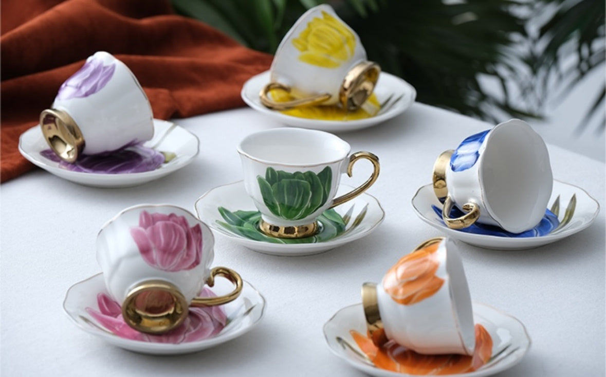 ACR Tiffany Espresso Set 12 Piece | 6 Person