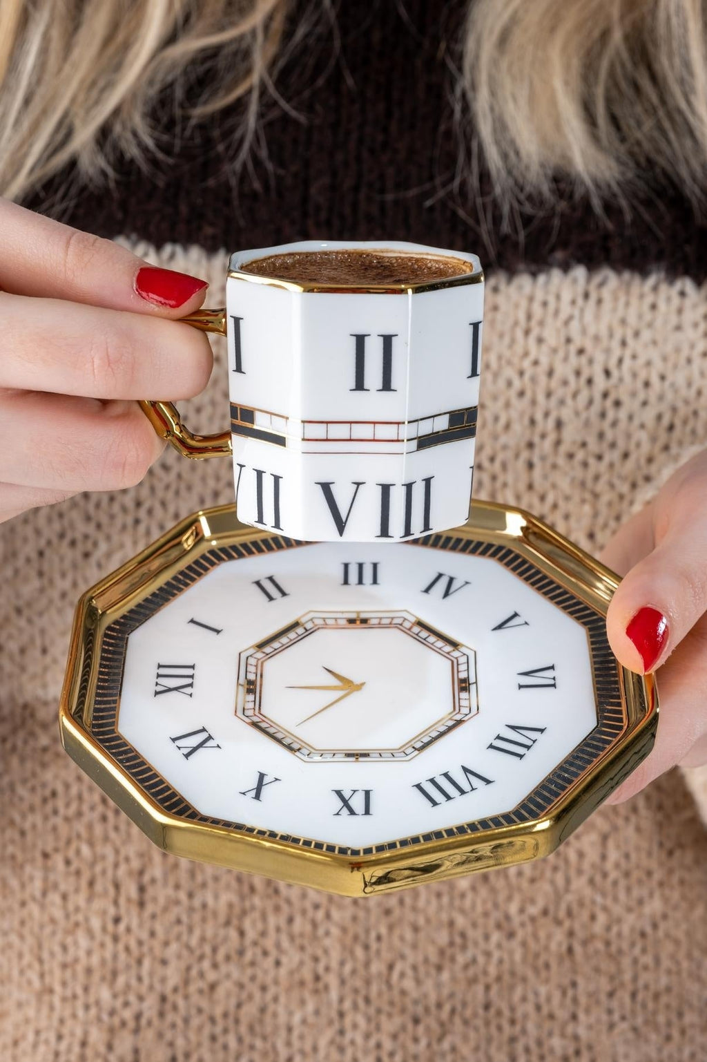 ACR Timeless Espresso Set 12 Piece | 6 Person Black