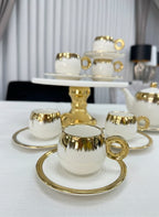 ACR Venus Espresso Set 12 Piece | 6 Person Gold