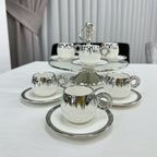 ACR Venus Espresso Set 12 Piece | 6 Person Silver