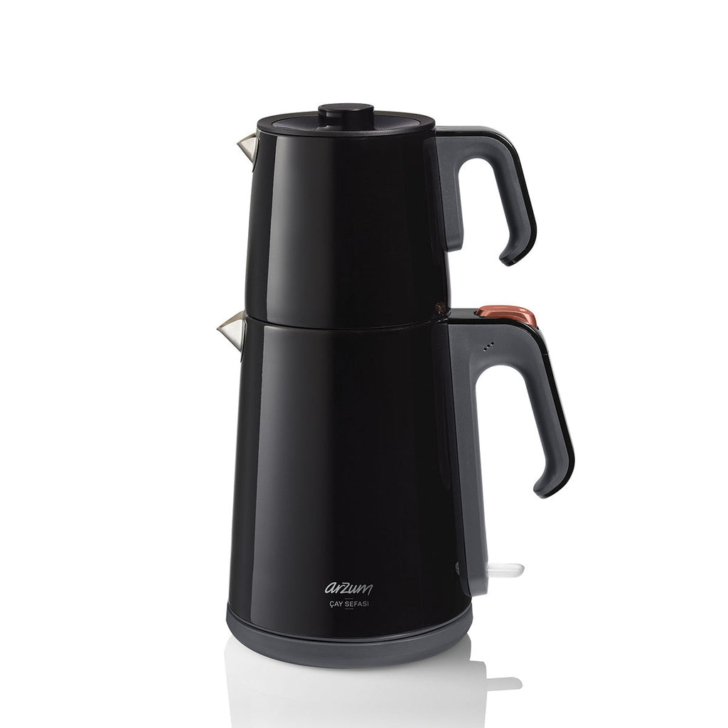 Arzum Çay Sefası Electric Teapot 1.2 / 1.8 Liter Black