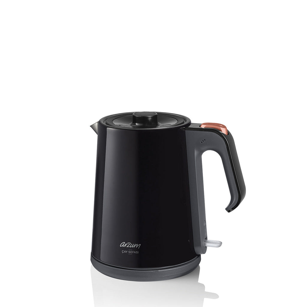 Arzum Çay Sefası Electric Teapot 1.2 / 1.8 Liter Black