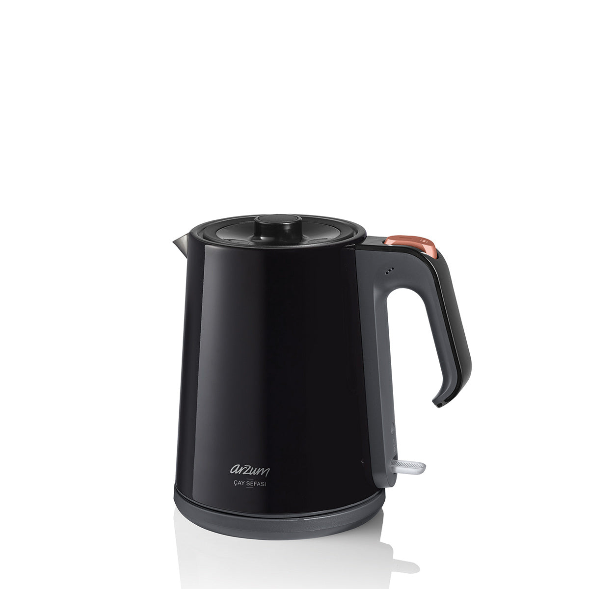 Arzum Çay Sefası Electric Teapot 1.2 / 1.8 Liter Black