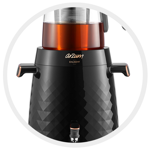 Arzum Ehlikeyf Semaver Zwart 3,5 L