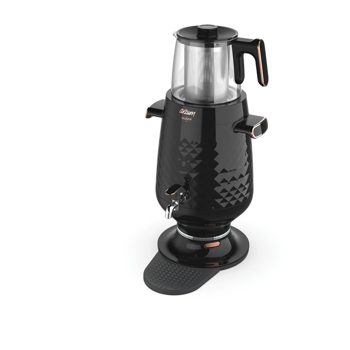 Arzum Ehlikeyf Semaver Zwart 3,5 L