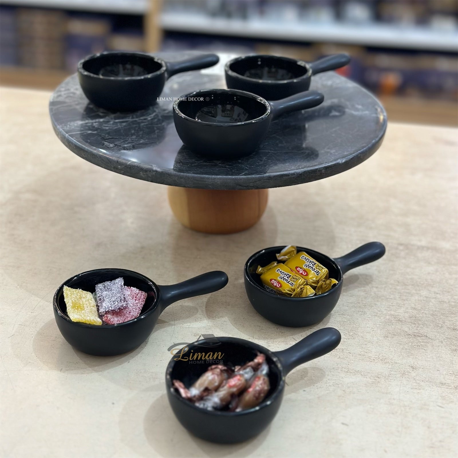 Ardo Oven Dish Black 6 Piece