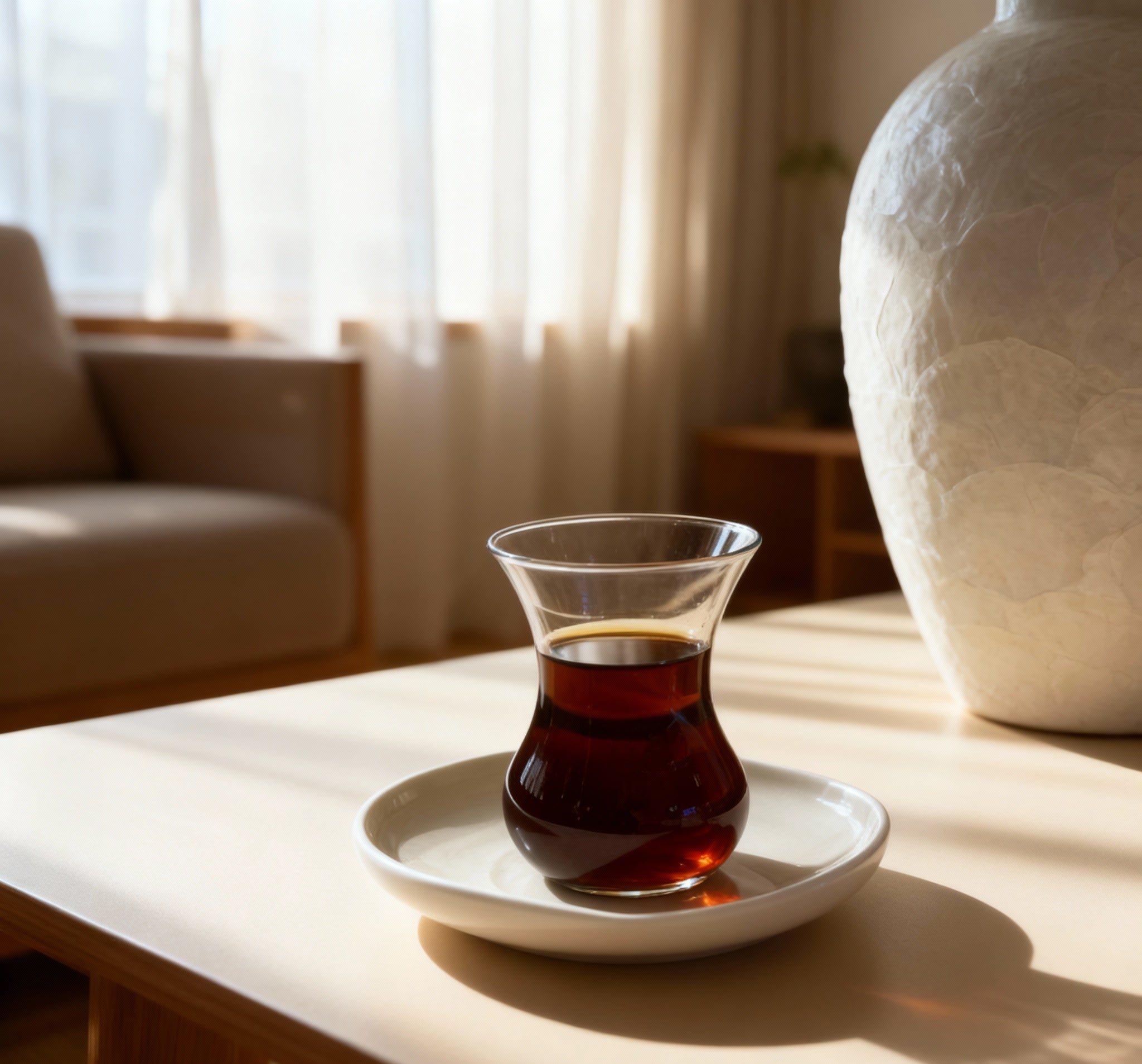 Barles / Cupid Beige Tea Set 12 Piece | 6 Persons