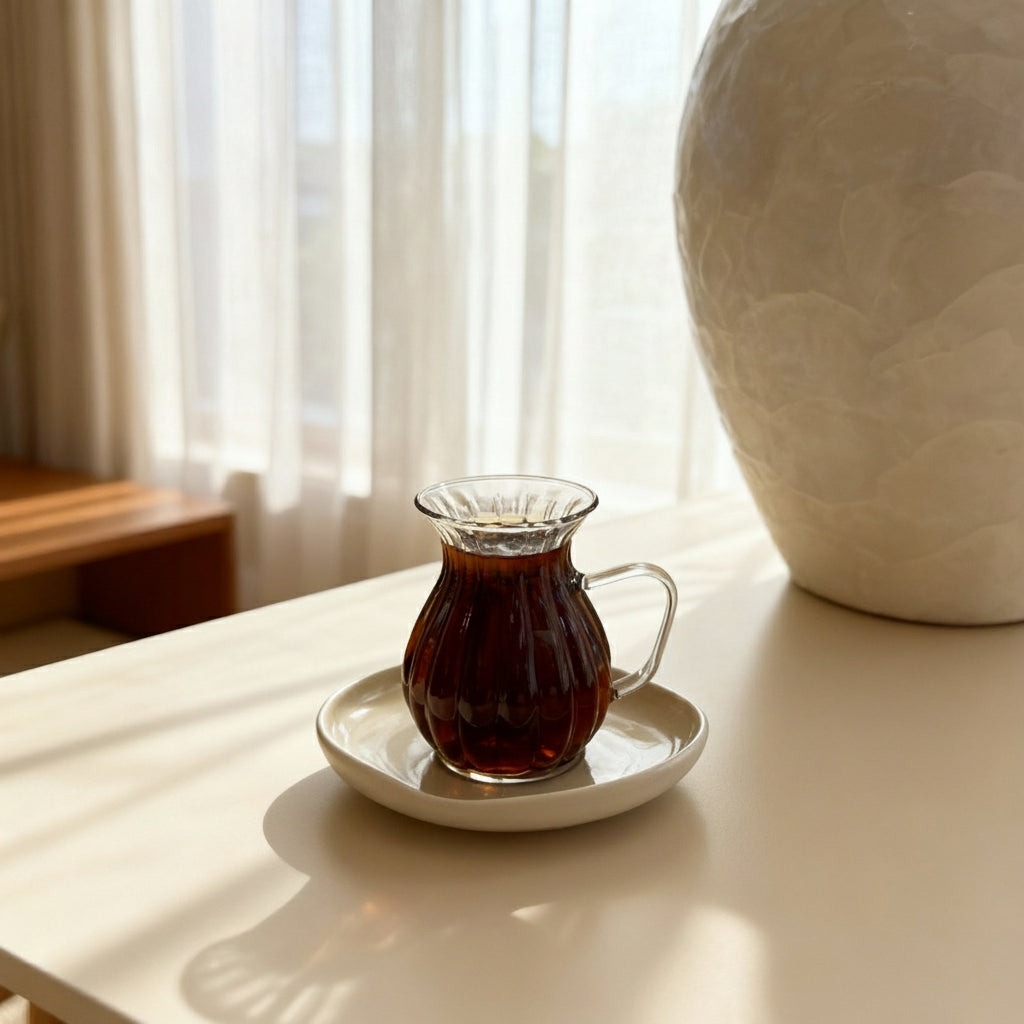 Barles / Cupid Beige Tea Set 12 Piece | 6 Persons