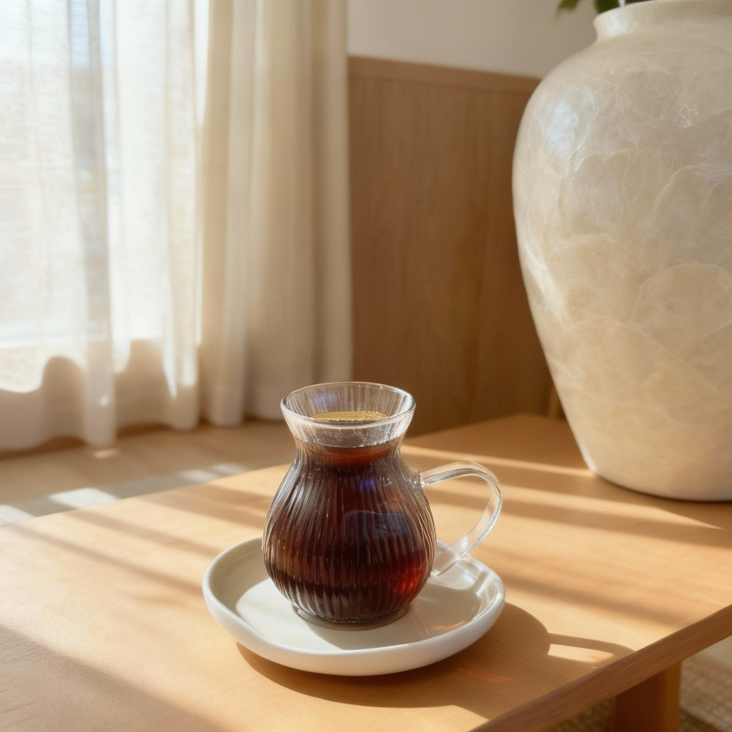 Barles / Cupid Beige Tea Set 12 Piece | 6 Persons