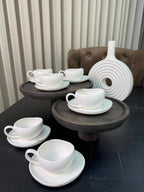 Cupid White ESPRESSO SET | 12-PIECE /6- PERSONS