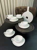 Cupid White ESPRESSO SET | 12-PIECE /6- PERSONS