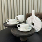 Cupid White ESPRESSO SET | 12-PIECE /6- PERSONS
