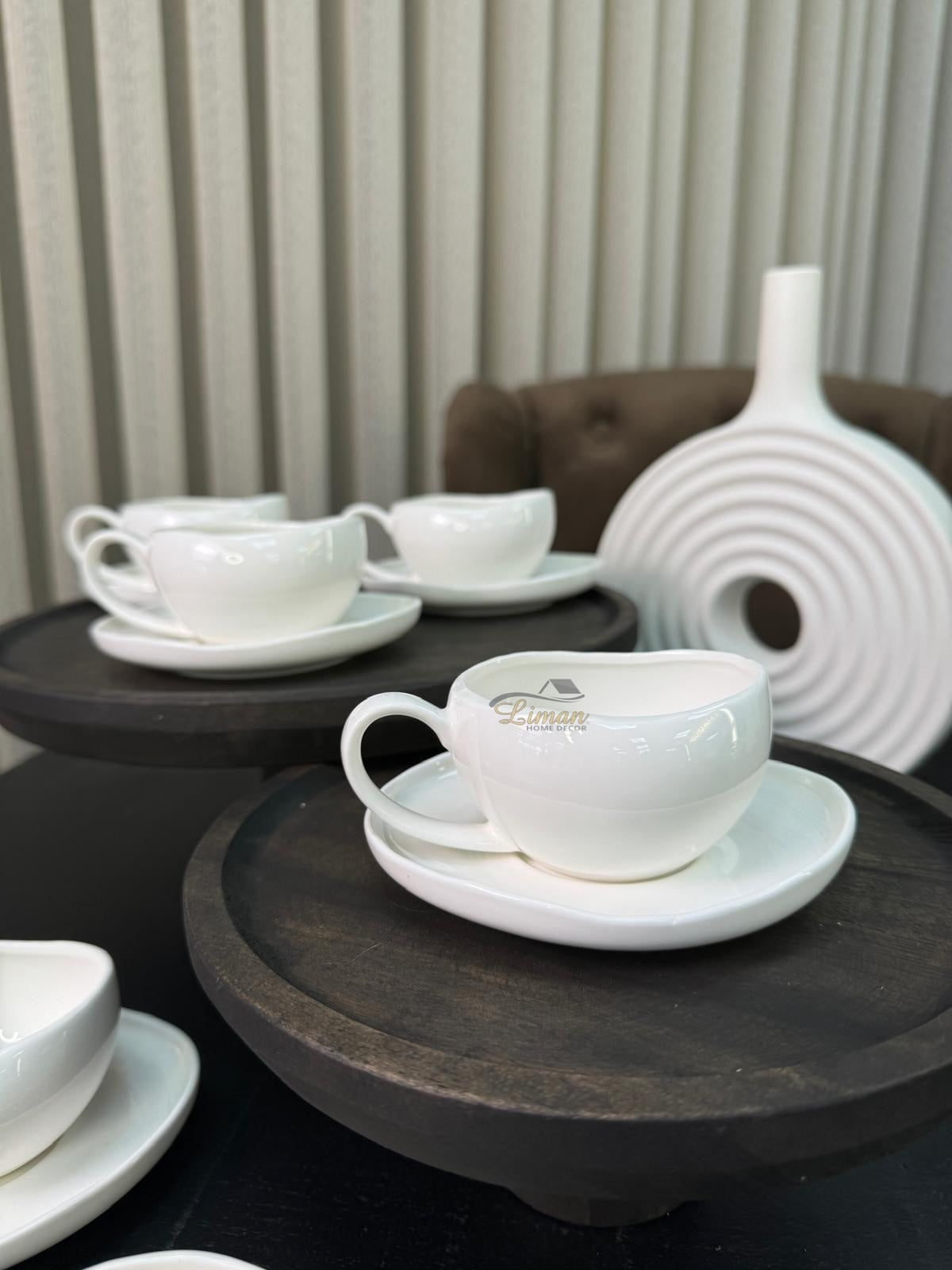 Cupid White ESPRESSO SET | 12-PIECE /6- PERSONS