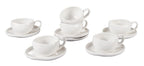 Cupid White ESPRESSO SET | 12-PIECE /6- PERSONS