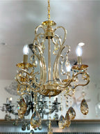 4-ARM GOLD CHANDELIER 13055-4