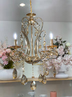 4-ARM GOLD CHANDELIER 13055-4