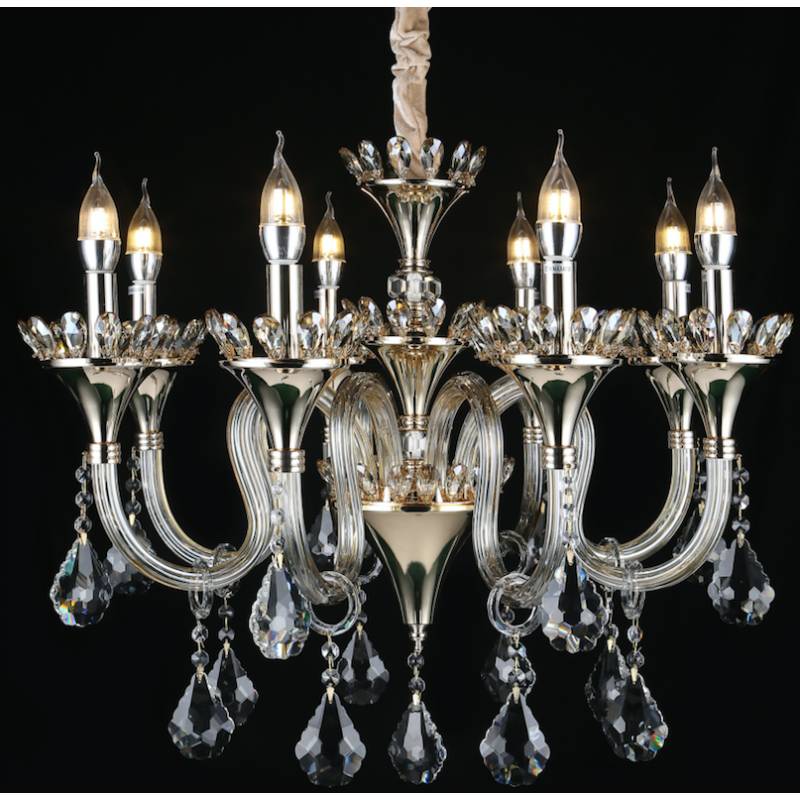 8-ARM GOLD CHANDELIER 20049