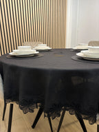 Artemis Tablecloth Black 1 Piece