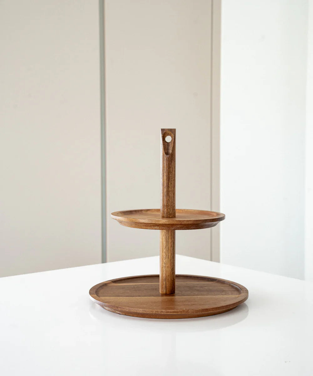 Acacia Lumo Tiered Stand