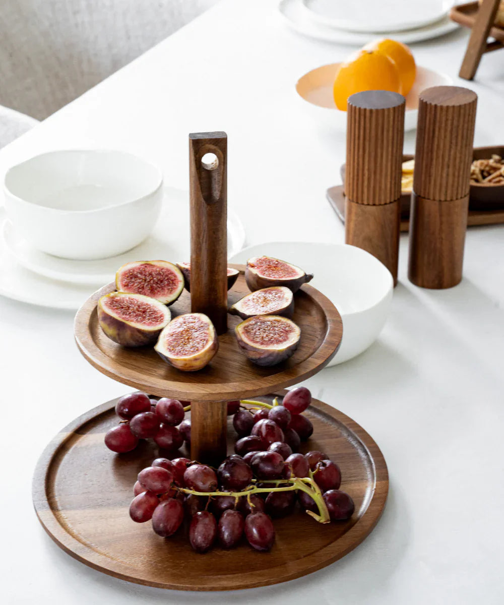 Acacia Lumo Tiered Stand