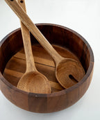 Acacia Luno Salad Servers