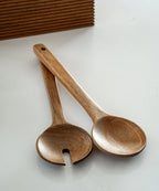 Acacia Luno Salad Servers