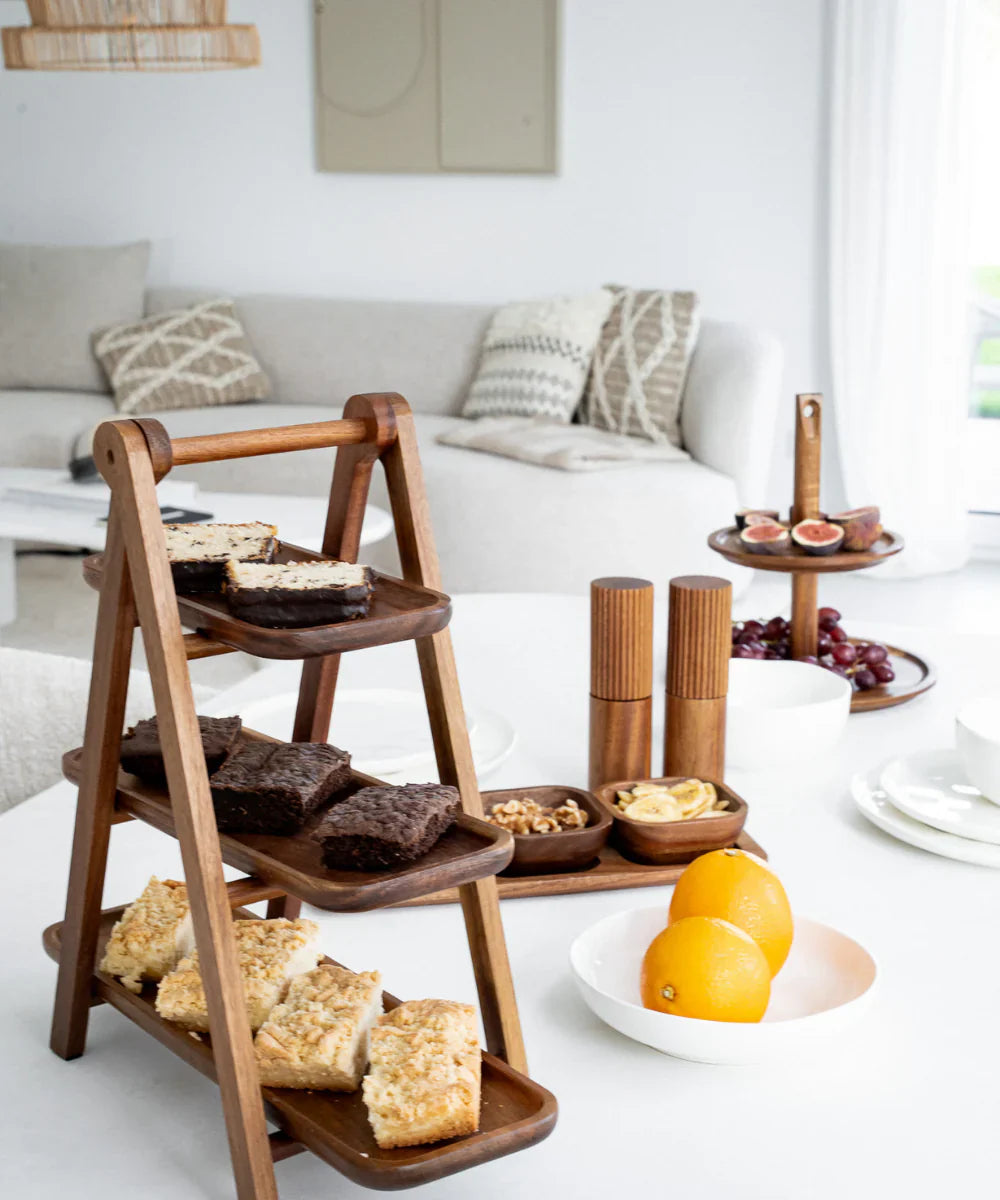 Acacia Scala Tiered Stand