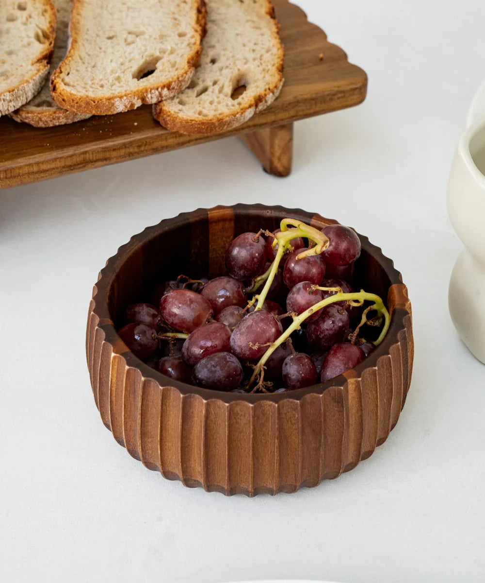 Acacia Stripe Bowl | 15 cm