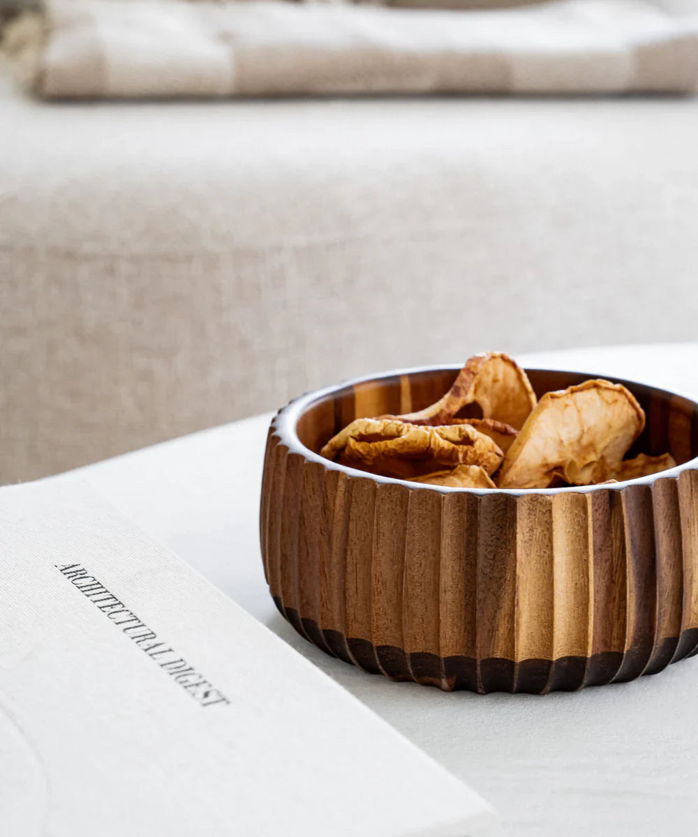 Acacia Stripe Bowl | 15 cm