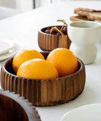 Acacia Stripe Bowl | 22 cm