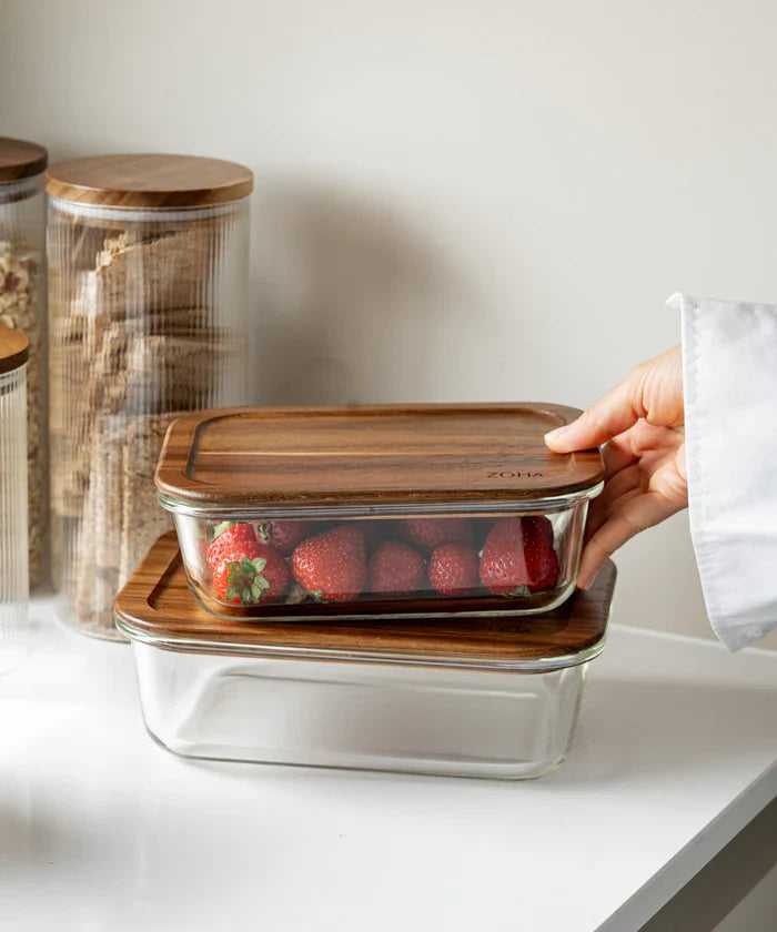 Acacia Food Storage Container Rectangular | 1520 ml