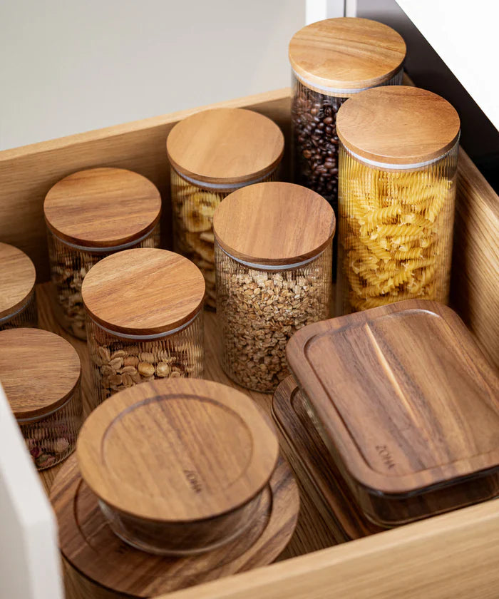 Acacia Food Storage Container Round | 1300 ml