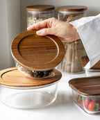 Acacia Food Storage Container Round | 400 ml