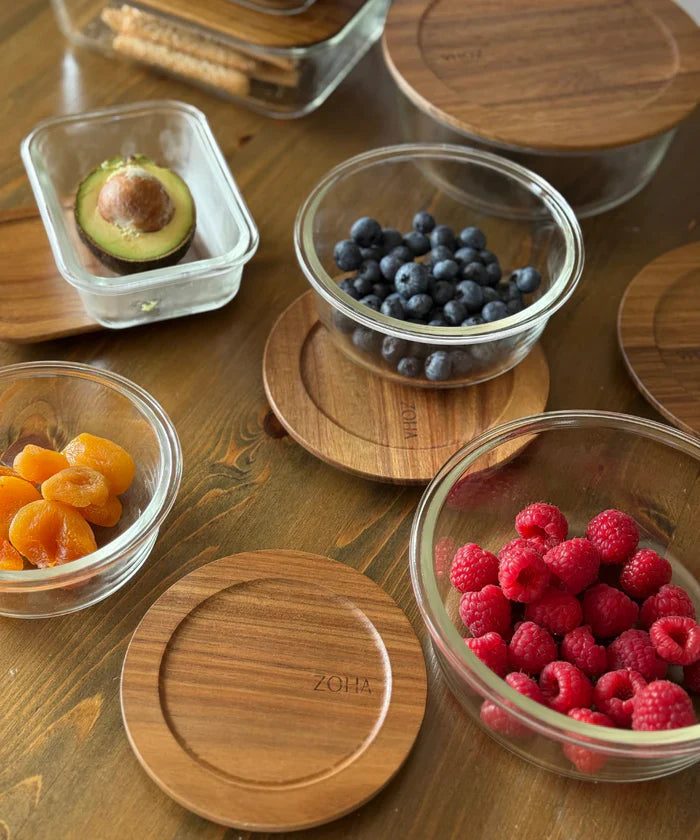 Acacia Food Storage Container Round | 650 ml